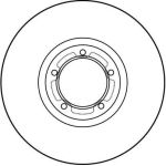TRW DF2785 Bremsscheibe TRW DF2785 Bremsscheibe