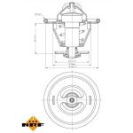 Thermostat, Kühlmittel 725214