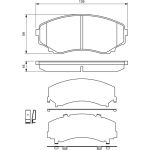 Bremsbelagsatz, Scheibenbremse 0 986 494 204 Bremsbelagsatz, Scheibenbremse 0 986 494 204