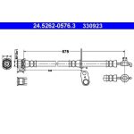 Bremsschlauch 24.5262-0576.3 Bremsschlauch 24.5262-0576.3
