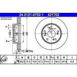 Bremsscheibe 24.0121-0702.1