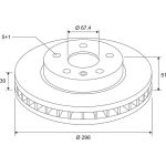 Bremsscheibe 672585 Bremsscheibe 672585