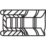 Mahle 082 78 N0 Kolbenringsatz Mahle 082 78 N0 Kolbenringsatz