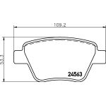 Bremsbelagsatz, Scheibenbremse 8DB 355 014-021