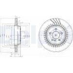 Delphi BG3727 Bremsscheibe Delphi BG3727 Bremsscheibe