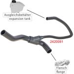 Kühlerschlauch 2420081 Kühlerschlauch 2420081