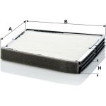 MANN-FILTER CU 2337 Innenraumfilter, Partikelfilter MANN-FILTER CU 2337 Innenraumfilter, Partikelfilter