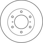 TRW DF4159 Bremsscheibe