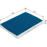 Filter, Innenraumluft 0 986 628 587 Filter, Innenraumluft 0 986 628 587