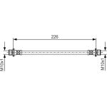 BOSCH 1 987 481 A35 Bremsschlauch