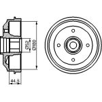 Bremstrommel 0 986 477 113 Bremstrommel 0 986 477 113