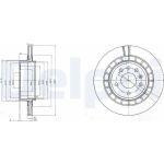 Delphi BG4046 Bremsscheibe