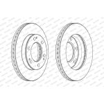 Ferodo DDF2547C Bremsscheibe PREMIER Ferodo DDF2547C Bremsscheibe PREMIER