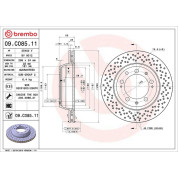 Brembo | Bremsscheibe | 09.C085.11