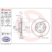 Brembo | Bremsscheibe | 09.9824.11