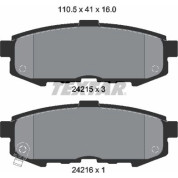 Textar | Bremsbelagsatz, Scheibenbremse | 2421501
