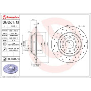 Brembo | Bremsscheibe | 08.C501.1X