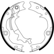 TRW | Bremsbackensatz, Feststellbremse | GS8817