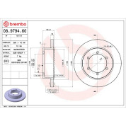 Brembo | Bremsscheibe | 08.9794.60