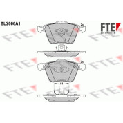 FTE | Bremsbelagsatz, Scheibenbremse | 9010591