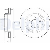 Delphi | Bremsscheibe | BG4664C