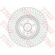 TRW | Bremsscheibe | DF6216