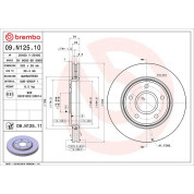 Brembo | Bremsscheibe | 09.N125.11