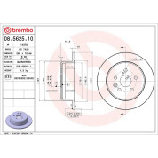Brembo | Bremsscheibe | 08.5625.10