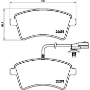 Brembo | Bremsbelagsatz, Scheibenbremse | P 68 058