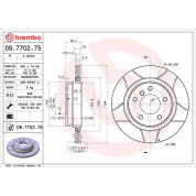 Brembo | Bremsscheibe | 09.7702.75