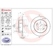 Brembo | Bremsscheibe | 08.A631.11