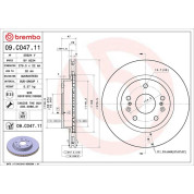 Brembo | Bremsscheibe | 09.C047.11