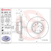 Brembo | Bremsscheibe | 09.5875.11