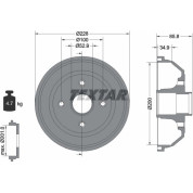 Textar | Bremstrommel | 94024100