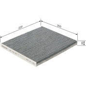 BOSCH | Filter, Innenraumluft | 1 987 435 566