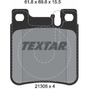Textar | Bremsbelagsatz, Scheibenbremse | 2130501