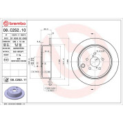 Brembo | Bremsscheibe | 08.C252.11
