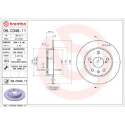 Brembo | Bremsscheibe | 08.C046.11