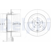 Delphi | Bremsscheibe | BG4035