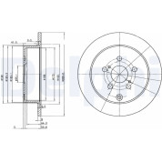 Delphi | Bremsscheibe | BG3822