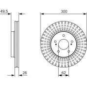 BOSCH | Bremsscheibe | 0 986 479 787