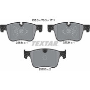 Textar | Bremsbelagsatz, Scheibenbremse | 2583401