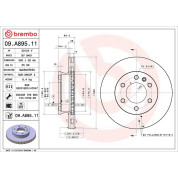 Brembo | Bremsscheibe | 09.A895.11