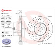 Brembo | Bremsscheibe | 09.C828.11