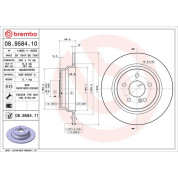 Brembo | Bremsscheibe | 08.9584.11