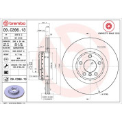 Brembo | Bremsscheibe | 09.C396.13
