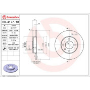 Brembo | Bremsscheibe | 08.4177.10