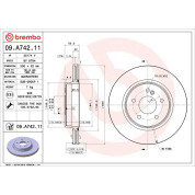 Brembo | Bremsscheibe | 09.A742.11