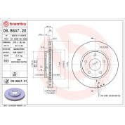 Brembo | Bremsscheibe | 09.B647.21