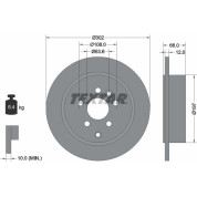 Textar | Bremsscheibe | 92162703